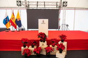 Brindis navideño del Cabildo con los medios de comunicación de Gran Canaria/TA y Acfi Press.